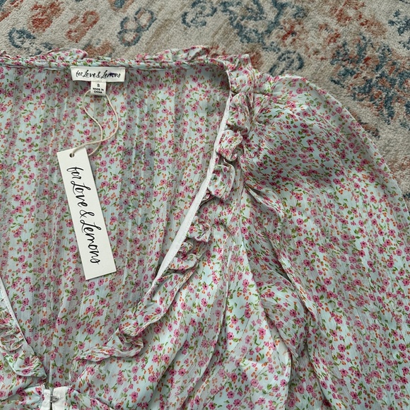 For Love and Lemons Natalie Crop Top NWT — Size Small - Picture 4 of 9